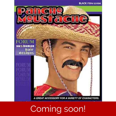 Professional Pancho Moustache-Black